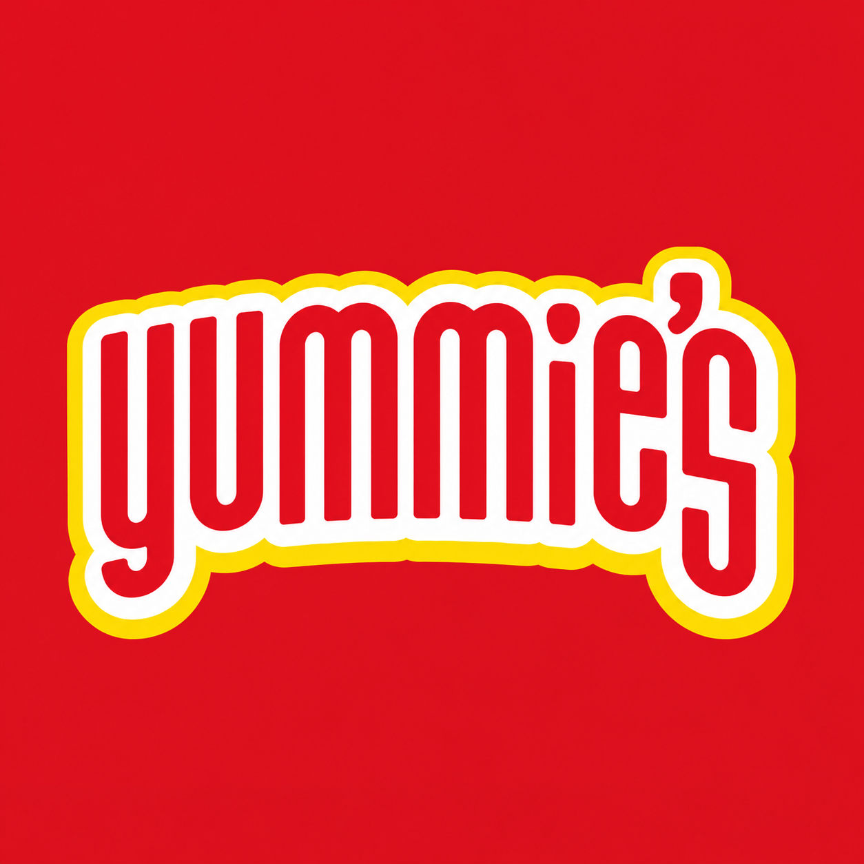 Yummies original written logo